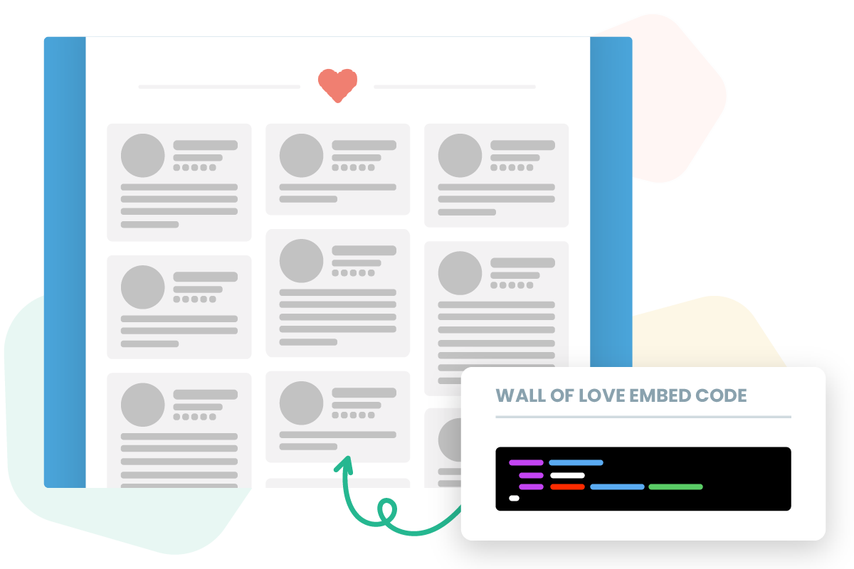 Embed Wall of Love on website